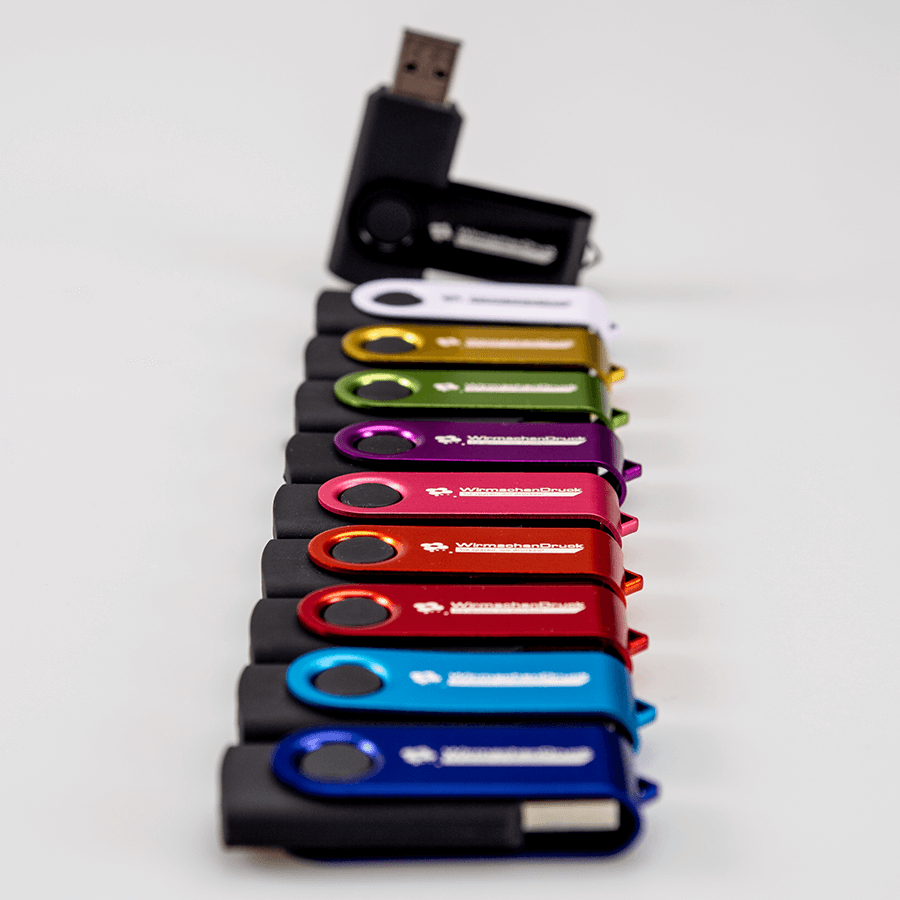 USB-Sticks bedrucken oder gravieren lassen