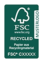 grün-weißes Platzhalter-Logo FSC Recycled