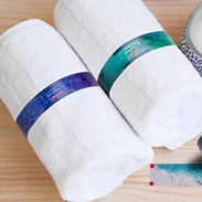 Papierbanderole für Textilien