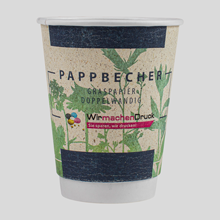 Graspapier-Pappbecher