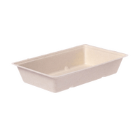 Bagasse-Snackschale 19 x 11,7 x 3,6 cm