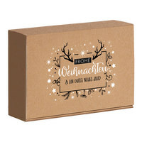 Geschenkbox, farbig bedruckt, Motiv