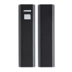 Powerbank aus Aluminium, Schwarz