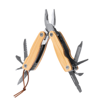 Taschenmesser aus Holz mit 12 Funktionen