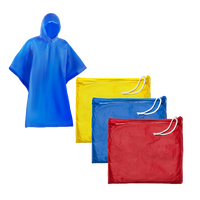 Wasserdichter Poncho mit Druckknoepfen