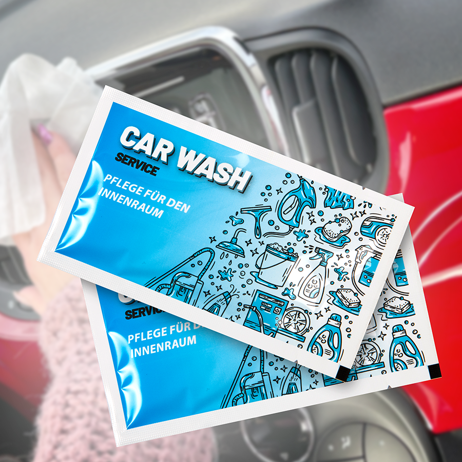 Feuchte Auto-Reinigungstücher für den Fahrzeug-Innenraum