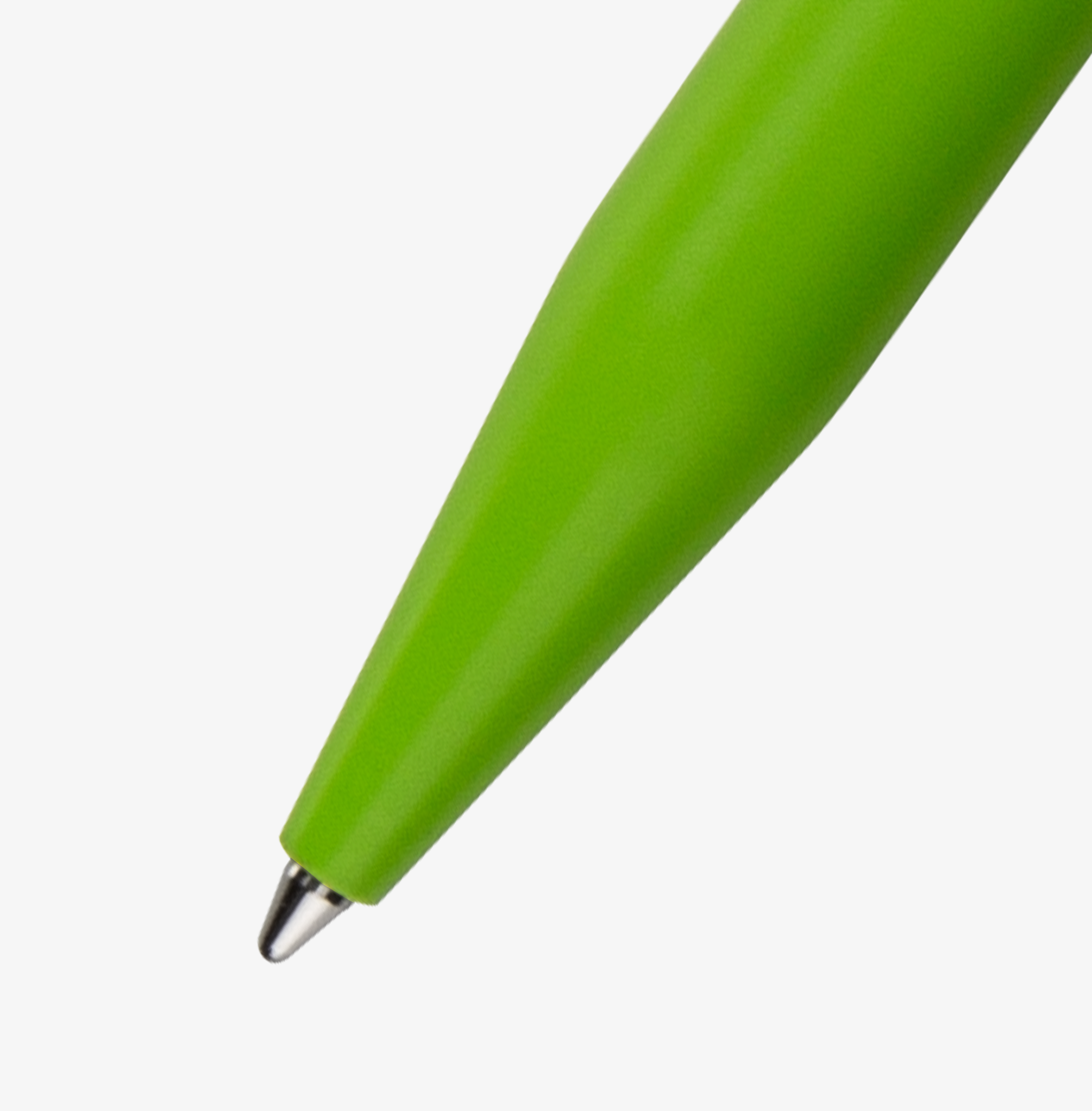 Detailansicht eines Bio-Kugelschreibers SENATOR in Grün, individuell bedruckbar