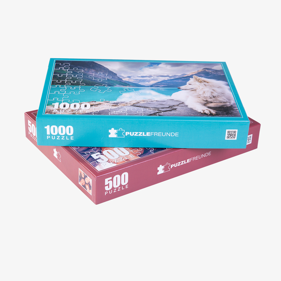 Fotopuzzle mit Schachtel 1000 Teile und 500 Teile