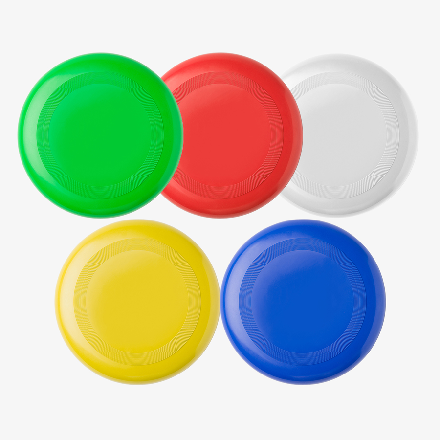 Strandspiele: Frisbees mit 23 cm Durchmesser, in vielen Farben und mit Personalisierung erhältlich