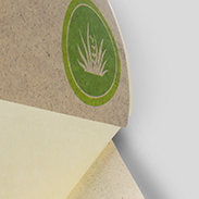 Detail Graspapier-Etiketten