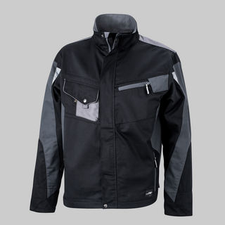 Premium-Arbeitsjacke von Jack & Nicholson mit vielen Taschen, individuell bestickbar