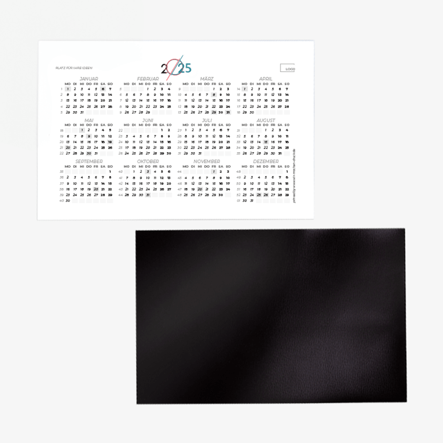 Handlicher Magnet-Minikalender, einseitig mit Ihrem Design bedruckt