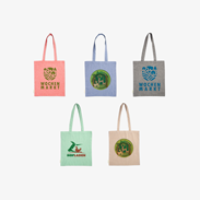 Pre-recycling-Baumwolltaschen mit Ihrem Design in verschiedenen Farben