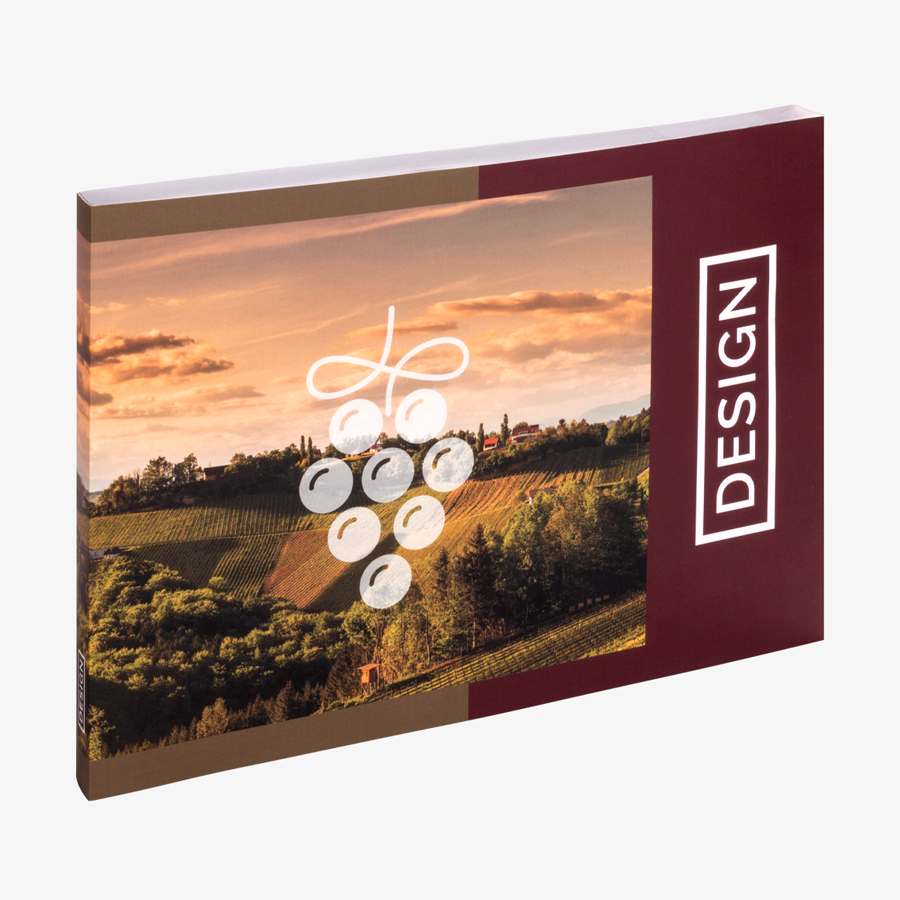 Individuelles Softcover-Buch im Format DIN A4, Querformat