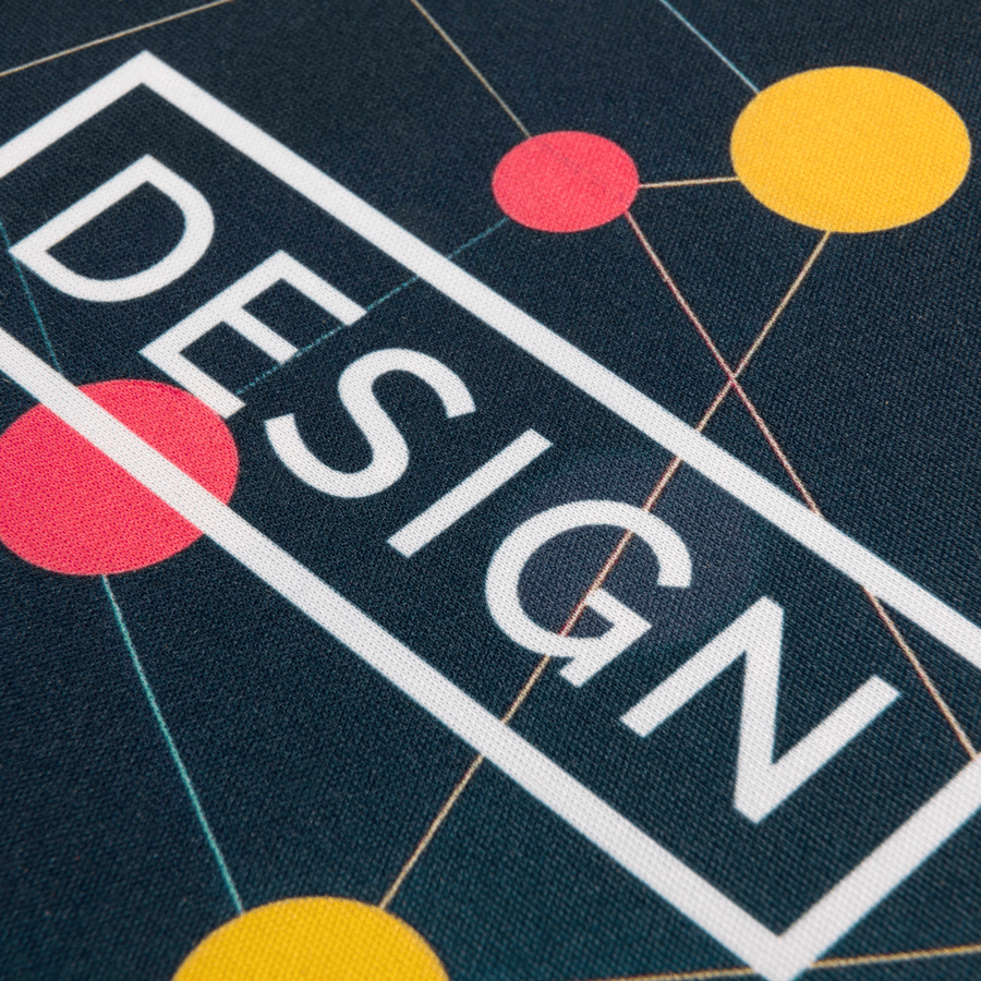 Detailansicht Textil-Mousepad (23 x 19 cm) mit vollfarbigem Druck