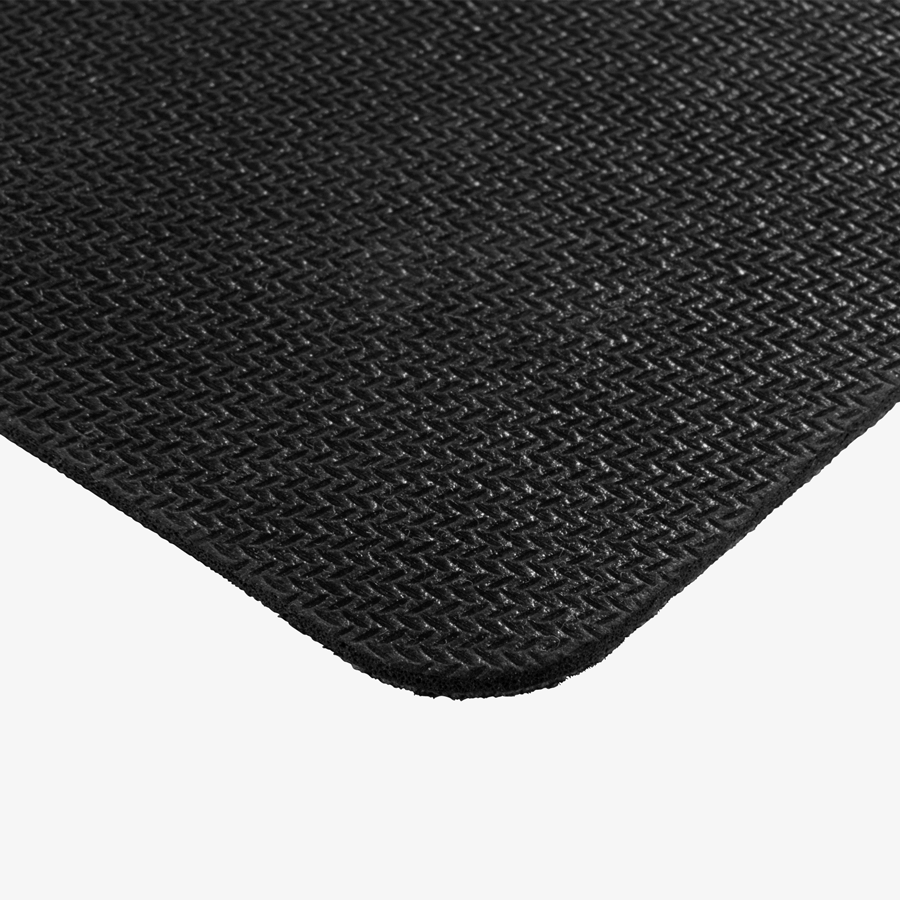 Detailansicht rutschfeste Unterseite des bedruckbaren XL-Textil-Mousepads
