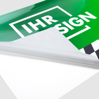 3D-Fahrzeugfolie Premium (rechteckig) bedruckt, mit Glanzlaminat