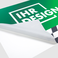 3D-Fahrzeugfolie Premium (rechteckig) bedruckt, mit Mattlaminat