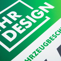 3D-Fahrzeugfolie Premium (rund) bedruckt, mit Mattlaminat