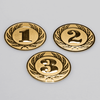 Embleme mit Zahlen liegend, Gravur 