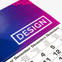 4-Monatskalender (Mehrblock), 33 x 90 cm (6/0-farbig CMYK + 2 Sonderfarben), Kopfteil