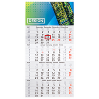 4-Monatskalender mit individuell bedrucktem Kopfteil (4/0-farbig)