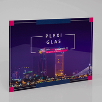 Platte, farbig bedruckt, rechteckig