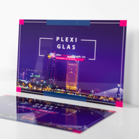 Platte, farbig bedruckt, rechteckig