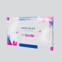Acrylglasplatte, farbig bedruckt, liegend