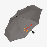 AC-Taschenschirm, 4/0-farbig, 1 Segment bedruckt
