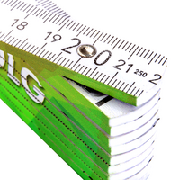 ADGA, hochwertiger 2-m-Holz-Zollstock, 4/0-farbig einseitig bedruckt