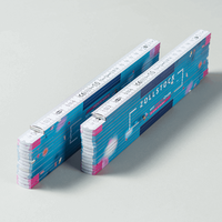 ADGA, hochwertiger 3-m-Holz-Zollstock, 4/4-farbig beidseitig bedruckt