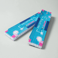 ADGA, hochwertiger 3-m-Holz-Zollstock, 4/4-farbig beidseitig bedruckt