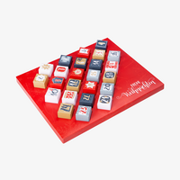 Adventskalender, farbig bedruckt, liegend