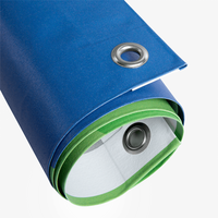 Banner, farbig bedruckt mit Saum und Ösen