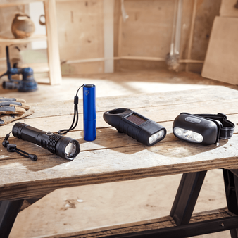 Akku Taschenlampe Aluminium