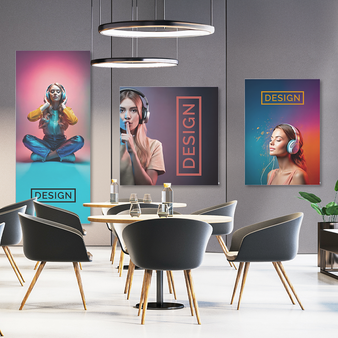 Anwendungsbeispiel Akustik-Bild, Bistro