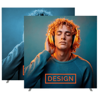 Akustikspannrahmen (beidseitig bespannt) freistehend