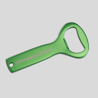 Flaschenöffner, blau, bedruckt