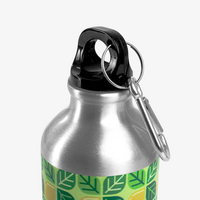 Aluminiumflasche mit Karabinerhaken bedruckt