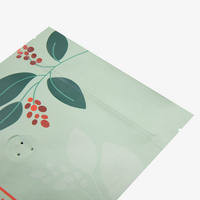 Aluminiumpapier-Standbodenbeutel 15 x 25 x 7 cm mit neutralem Boden und Ventil, 4-farbig bedruckt