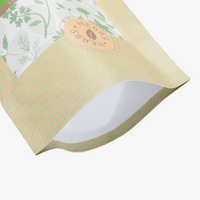 Aluminiumpapier-Standbodenbeutel 19 x 26 x 11 cm mit neutralem Boden, 4-farbig bedruckt