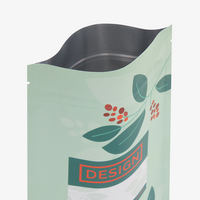 Aluminiumpapier-Standbodenbeutel 26 x 31 x 10 cm mit neutralem Boden und Ventil, 4-farbig bedruckt