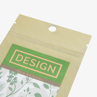 Aluminiumpapier-Standbodenbeutel 8 x 13 x 5 cm mit neutralem Boden, 4-farbig bedruckt