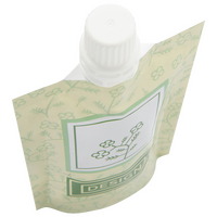 Aluminium-Standbodenbeutel 11 x 19 x 7 cm mit individuellem Boden und Ausgießer, 4-farbig bedruckt