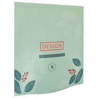 Aluminium-Standbodenbeutel 17 x 17 x 8 cm mit individuellem Boden, 4-farbig bedruckt