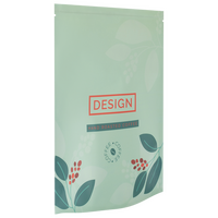 Aluminium-Standbodenbeutel 26 x 31 x 10 cm mit individuellem Boden, 4-farbig bedruckt