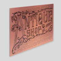 Aluminiumverbundplatte, bedruckt