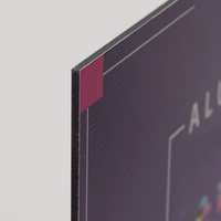 Platte, farbig bedruckt, rechteckig