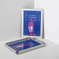 Rahmen, rechteck, mit Lampen Motiv, liegend und stehend